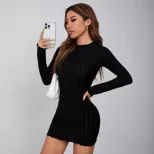 Bodycon Mini Dress Sexy Simple Slim Fit Spring Summer Casual Wear Wholesale Available customizab