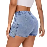 Womens Slim Fit Denim Shorts Comfortable Stylish Casual Perfect for Summer Outings Wholesale Ava
