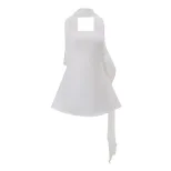 Chic French Style Strapless Dress Elegant Solid Color Flowy Design Autumn Fashion Wholesale Avai
