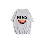 Vintage Graphic Print T Shirt for Women Casual Loose Fit Round Neck Short Sleeve 100 Cotton Summ