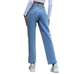 High Waisted Straight Leg Jeans for Women Trendy Style Versatile Design Comfortable Fit Wholesal
