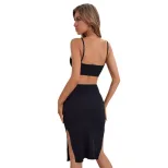 Casual Slim Fit Solid Color Cami Dress Elegant Style for Summer Available for Wholesale customiz