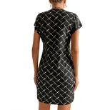 Casual Vacation Dress Waist Defining Slim Fit Elegant Style Perfect for Summer Outings Wholesale