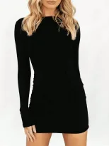 Womens Sexy Backless Bodycon Dress Spring Summer Style Elegant Design Comfortable Fabric Wholesa