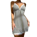 Lace Sexy Home Dress A Line Silhouette Slim Fit Spaghetti Straps Spring Summer Style Wholesale A