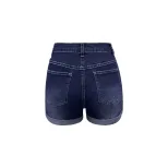Womens Stretch Denim Shorts Casual Fit High Waist Versatile Style Ready to Ship Low MOQ wholesal