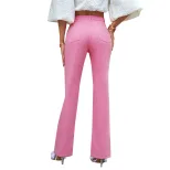 High Waisted Flared Jeans Sexy Split Design Slim Fit Versatile Style Casual Wear for Women Whole