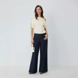 Off Shoulder T Shirt Slim Fit Short Sleeve Soft Fabric Unique Design Casual Wear for Women Whole