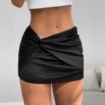 Fashionable A Line Mini Skirt Versatile Trendy Womens Apparel Perfect for Casual Outings Wholesa
