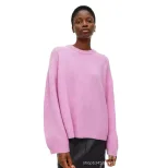 Womens Oversized Gray Pullover Sweater Soft Cashmere Blend Cozy Thick Knit Autumn Winter Casual