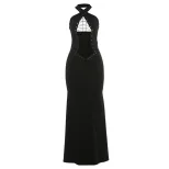 Womens Sexy Cross Back Bodycon Dress Spring Collection Figure Hugging Stylish Backless Perfect f