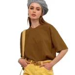 Womens Loose Fit Cotton T Shirt 16 Colors Soft Fabric Casual Style Perfect for Summer Wear Whole