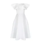 Elegant Ruffle Hem Maxi Dress Fashionable Sophisticated Perfect for Parties Available for Wholes