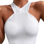 Cross Back Crop Top Minimalist Design Sexy Style Spring Summer Fashion Wholesale Available priva