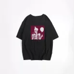 Womens Summer Graphic T Shirt Loose Fit Round Neck Cotton Fabric Casual Wear Versatile Style Who
