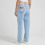 High Waisted Straight Leg Jeans Womens Denim Trousers Casual Everyday Wear Ready to Ship custom