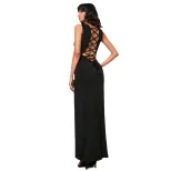 Womens Backless High Waisted Maxi Dress Elegant Design Spring Summer Fashion Comfortable Fabric
