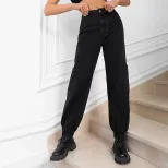 Womens Casual Slim Fit Multi Pocket Denim Trousers European and American Style Perfect for Every