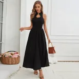 Summer Womens Dress Sexy Sleeveless High Neck Chinese Style Elegant Design Perfect for Parties a