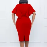 Pencil Dress Elegant Bodycon Fit Office Style Versatile for Work or Events Wholesale Available