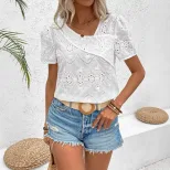 Lace Floral Womens Dress Elegant Design Lightweight Fabric Perfect for Spring Summer Wholesale A