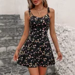 Slim Fit Spaghetti Strap Dress Elegant Design Comfortable Fabric Versatile Style Perfect for Sum
