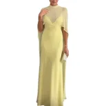 Womens Summer Dress Slim Fit Solid Color French Style Available in Black Yellow Purple Wholesale Sizes S to 3XL