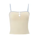 Summer Womens Casual Outfit Set Stylish Camisole Top and Low Waist Bodycon Skirt Available in Yellow and Blue Wholesale