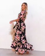 Vacation Style Maxi Dress Lightweight Floral Print Sleeveless Comfortable Fabric Perfect for Sum