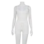 Lace Camisole and Shorts Set Summer Casual Style Minimalist Design for Women Wholesale Available