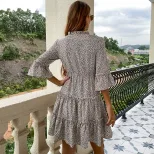 Fashionable Short Ruffle Hem Bodycon Dress for Women Elegant Style Perfect for Parties and Event