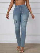High Stretch Skinny Jeans Slim Fit Casual Style Versatile for Everyday Wear Wholesale Available