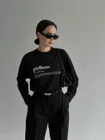 Vintage American Graphic T Shirt for Women Loose Fit Long Sleeve Cotton Letter Print Casual Wear