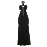 Spring Womens Fashion Dress Sexy Halter Neck Backless Bodycon Fit Perfect for Parties and Events