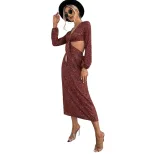 Summer Sexy V Neck Dress Low Cut Elegant Silhouette Lightweight Fabric Perfect for Parties or Ca