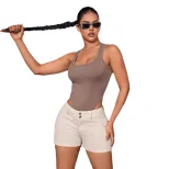 High Waisted Denim Shorts Casual Versatile Fashionable Summer Wear for Women Wholesale Available