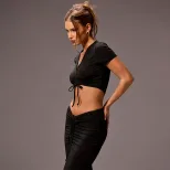 Womens Sexy Cropped T Shirt Trendy Design Short Sleeve Summer Style Wholesale Available OEM ODM