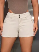 High Waisted Denim Shorts Casual Versatile Fashionable Summer Wear for Women Wholesale Available