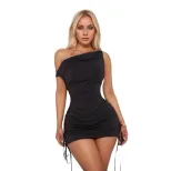 One Shoulder Bodycon Dress Elegant Sexy Spring Summer Style Perfect for Parties and Events Whole