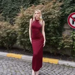 Summer Womens Bodycon Dress Sexy Backless Hollow Design Waist Cinching Trendy Evening Wear Whole
