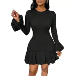 Elegant Womens Dress Minimalist Design Slim Fit Versatile Style Spring Summer Fashion Wholesale