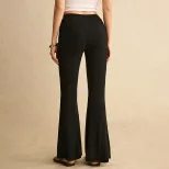 High Elasticity Flare Leggings Elegant Bodycon Fit Comfortable for Yoga Wholesale Womens Fashion