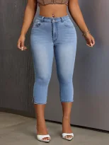 Womens Stretchy Skinny Jeans High Waist Comfortable Fit Versatile Style Perfect for Casual Wear
