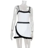 Womens Two Piece Set Slim Fit Bodysuit with High Waisted Skirt Casual Color Block Design Wholesa