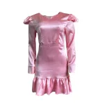 Plus Size Womens Dress Ruffle Hem Bodycon Fit African Print Autumn Winter Fashion Wholesale Avai
