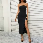 Off Shoulder Bodycon Dress Slim Fit Elegant Sexy Party Style Autumn Winter Collection Wholesale
