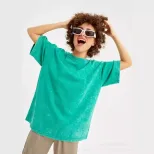 Womens Cotton T Shirt Solid Color Short Sleeve Relaxed Fit Casual Summer Wear