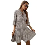 Fashionable Short Ruffle Hem Bodycon Dress for Women Elegant Style Perfect for Parties and Event