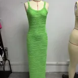 Summer Casual Womens Dress Slim Fit U Neck Solid Color Spaghetti Straps Perfect for Parties or E