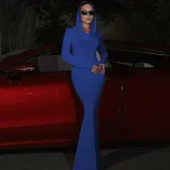Womens Long Sleeve Hooded Dress Solid Color Elegant Style European Fashion Perfect for Parties W
